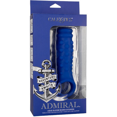 ADMIRAL - BEADED FUNDA PENE SILICONA LQUIDA AZUL