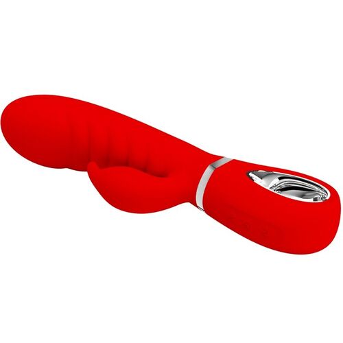 PRETTY LOVE - PRESCOTT VIBRADOR PUNTO G MULTIFUNCIÓN ROJO