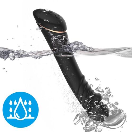 ARMONY - DILDO VIBRADOR SILICONA NEGRO