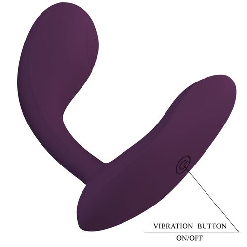 PRETTY LOVE - BAIRD G-SPOT 12 VIBRACIONES RECARGABLE LILA APP