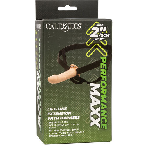 CALEXOTICS - PERFORMANCE MAXX EXTENSIN REALISTA CON ARNS PIEL CLARO