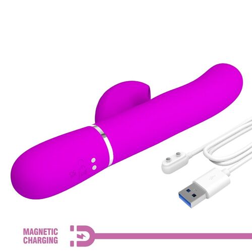 PRETTY LOVE - PERLITA VIBRADOR PUNTO G 3 EN 1 MULTIFUNCIN VIOETA