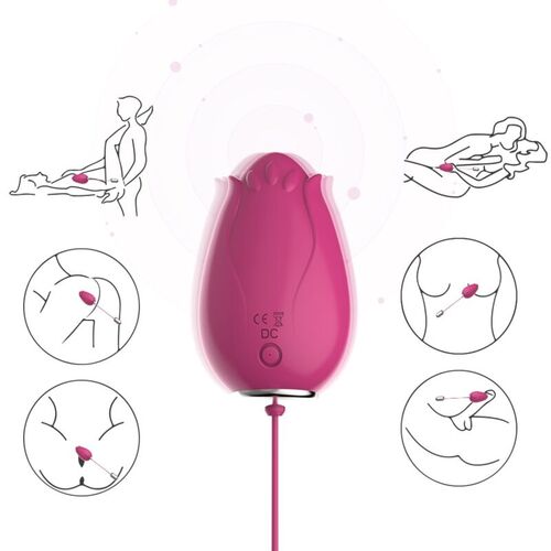 ARMONY - MANDALA HUEVO VIBRADOR PUNTO G CONTROL REMOTO FUCSIA