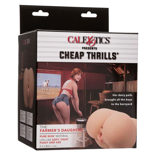 CALEXOTICS - THE FARMERS DAUGHTER DOBLE MASTURBADOR REALÍSTICO NATURAL