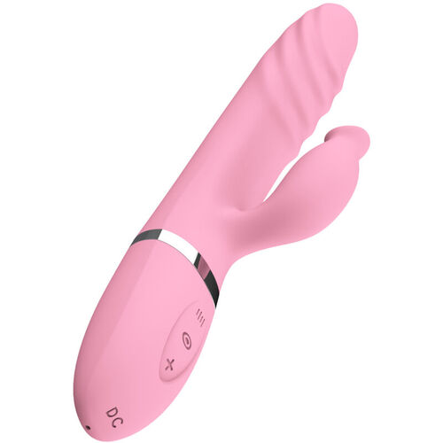 ARMONY - VIBRADOR & THRUSTING CON LENGUA EFECTO CALOR ROSA