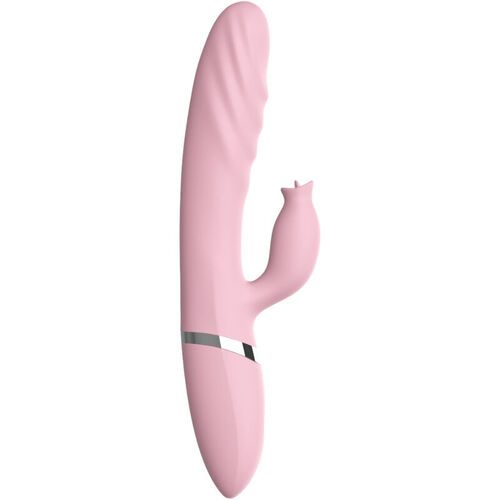 ARMONY - VIBRADOR & THRUSTING CON LENGUA EFECTO CALOR ROSA