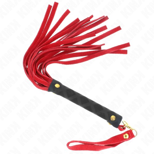 KINK - LÁTIGO MINI PIEL DE ANTE ROJO 30 CM