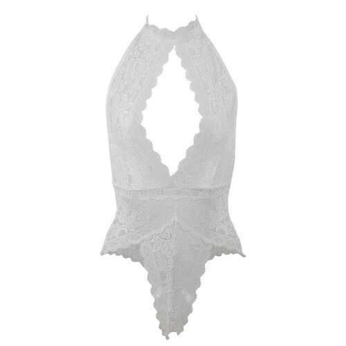 SUBBLIME - 953867 BODY DE ENCAJE BLANCO L/XL