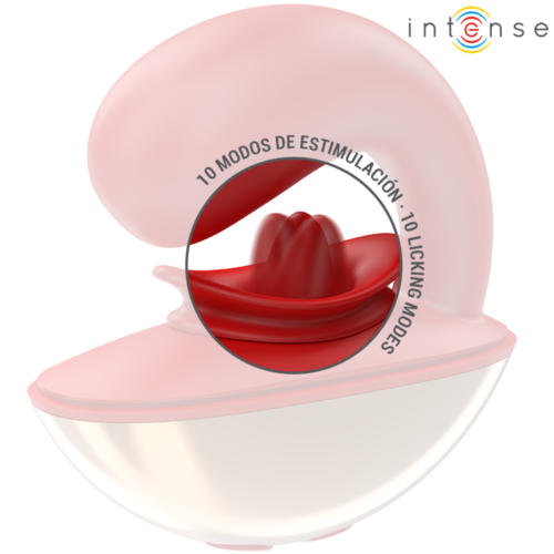 INTENSE - MARIAH VIBRADOR & ESTIMULADOR EN FORMA DE U 10 VIBRACIONES ROJO