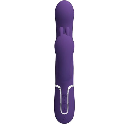 PRETTY LOVE - CAMMY TRIPLE VIBRADOR MULTIFUNCIÓN 4 EN 1 MORADO