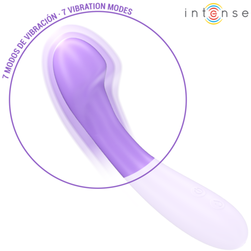 INTENSE - BECKY VIBRADOR 19 CM CALENTABLE 7 VIBRACIONES MORADO