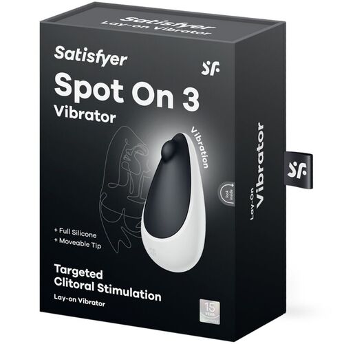 SATISFYER - SPOT ON 3 ESTIMULADOR DE CLÍTORIS NEGRO