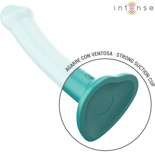 INTENSE - KATIE VIBRADOR CON VENTOSA 10 VIBRACIONES AZUL OSCURO CONTROL REMOTO