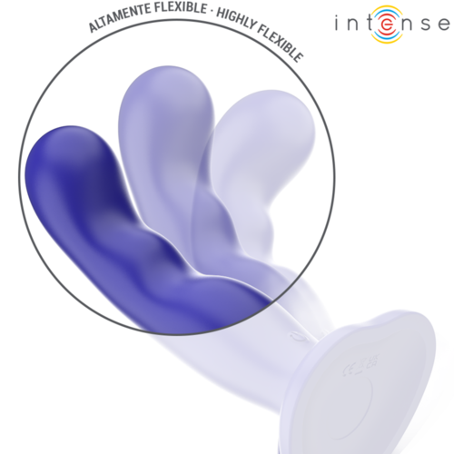 INTENSE - SHORTY VIBRADOR CON VENTOSA AZUL CONTROL REMOTO