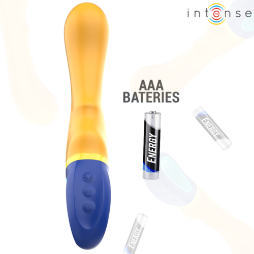 INTENSE - SHAGGY VIBRADOR PUNTO-G AMARILLO