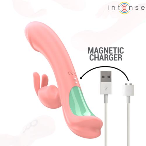 INTENSE - RACHEL VIBRADOR RABBIT 5 VIBRACIONES ROSA