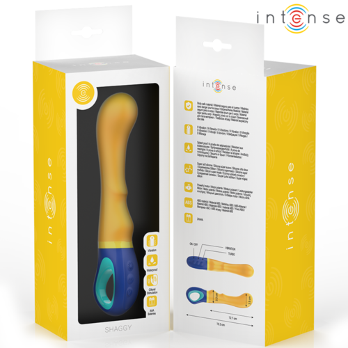 INTENSE - SHAGGY VIBRADOR PUNTO-G AMARILLO