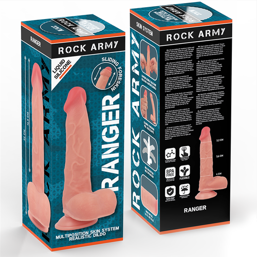 ROCKARMY - RANGER 22 CM -O- 3.6 CM DUAL DENSITY LIQUID SILICONE