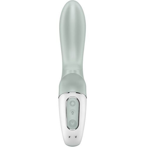 SATISFYER - AIR PUMP BOOTY 3 VIBRADOR ANAL INFLABLE VERDE GRIS