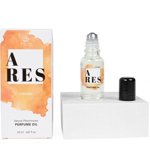 SECRETPLAY - ARES PERFUME NATURAL FEROMONAS EN ACEITE PARA HOMBRE 20 ML