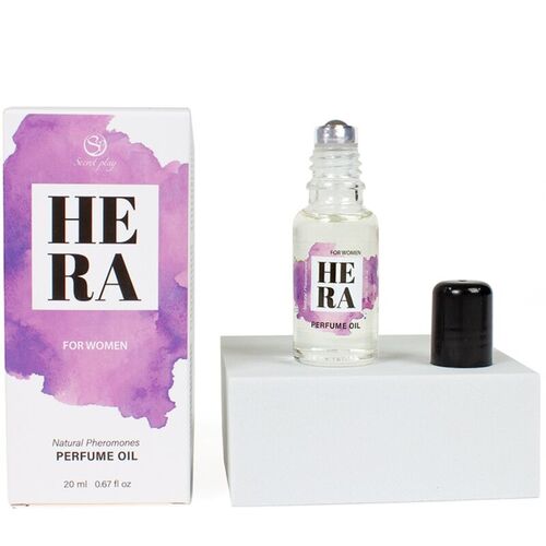 SECRETPLAY - HERA PERFUME NATURAL FEROMONAS EN ACEITE PARA MUJER 20 ML