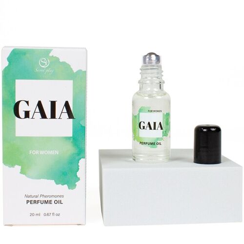 SECRETPLAY - GAIA PERFUME NATURAL FEROMONAS EN ACEITE PARA MUJER 20 ML