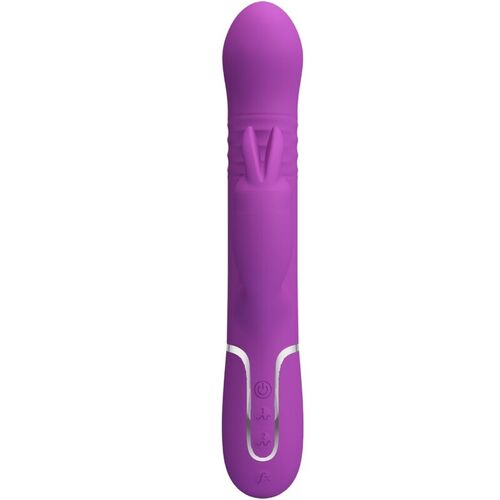 PRETTY LOVE - COALE VIBRADOR RABBIT MULTIFUNCIÓN 4 EN 1 MORADO