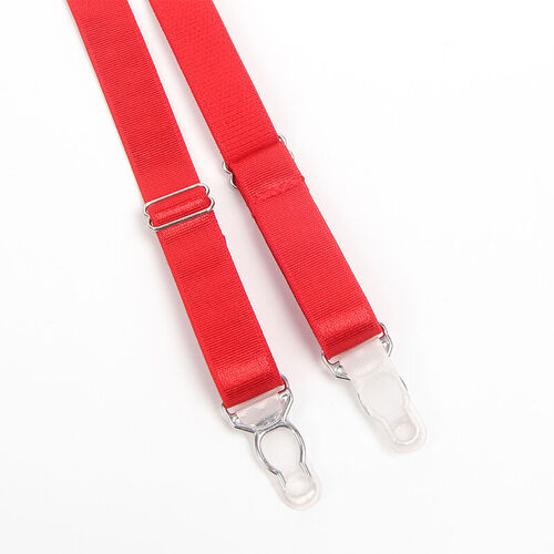 SUBBLIME - 955250 SET SUJETADOR CON LIGUERO BONDAGE ROJO S/M