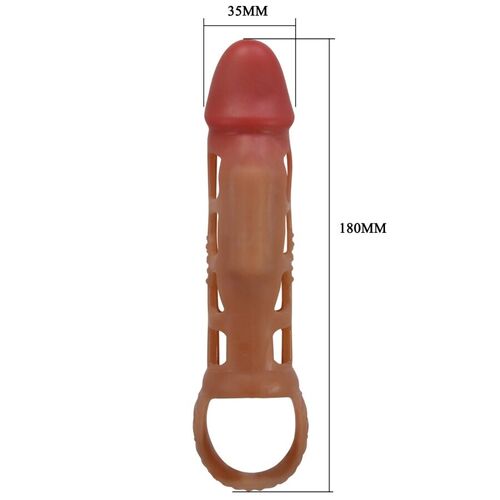 PRETTY LOVE - PRESTON FUNDA PARA PENE CON VIBRACIÓN DE 18 CM