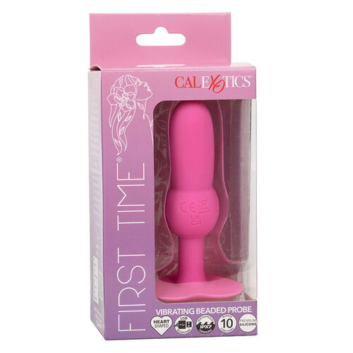 CALEXOTICS - FIRST TIME PLUG ANAL CON CUENCAS 10 VIBRACIONES ROSA