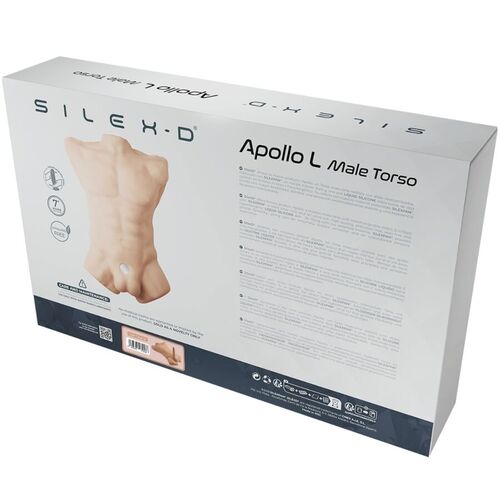 SILEXD - APOLLO L TORSO REALÍSTICO MASCULINO CARAMELO