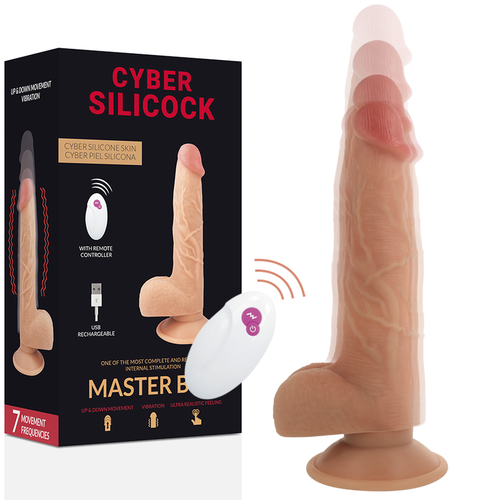 CYBER SILICOCK - REALISTICO CONTROL REMOTO MASTER BEN 23.88 CM -O- 4.3 CM