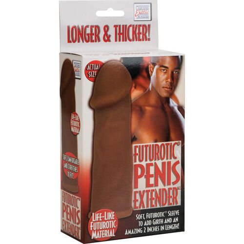 CALIFORNIA EXOTICS - FUTUROTIC FUNDA EXTENSION PENE MARRON