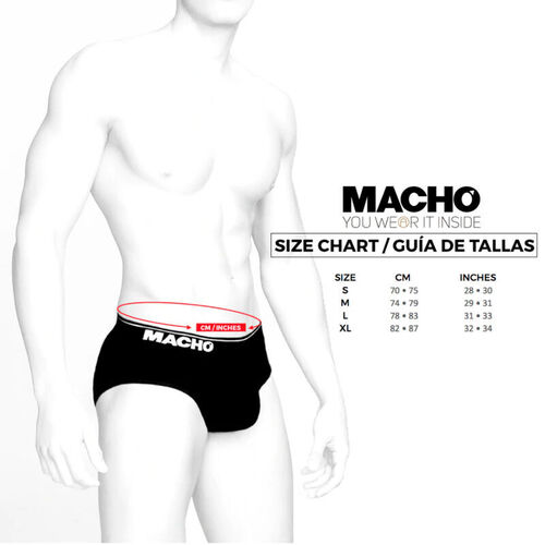 MACHO - MX24RN SLIP ROJO XL