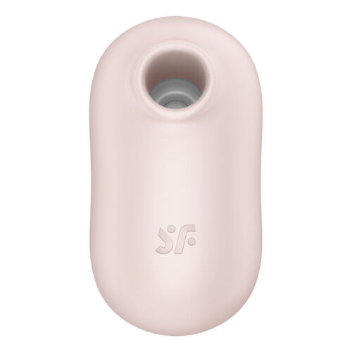 SATISFYER - PRO TO GO 2 ESTIMULADOR Y VIBRADOR DOBLE BEIGE