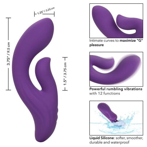 CALEXOTICS - STELLA DUAL PLEASER VIOLETA